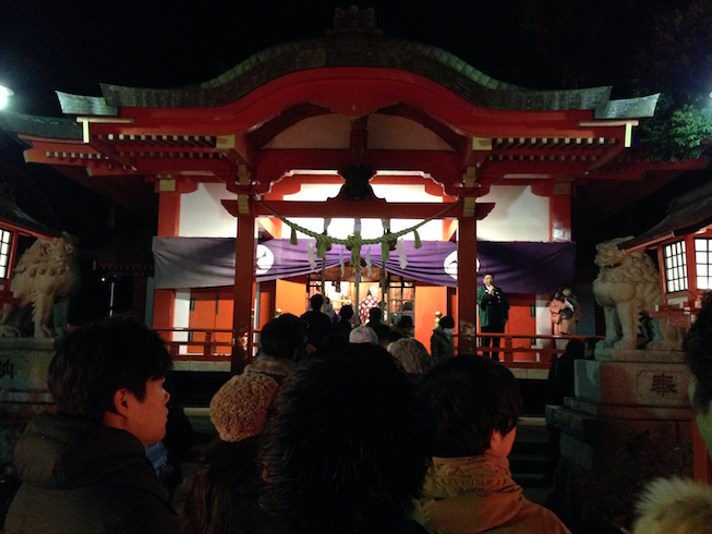 2014年初詣・自由が丘熊野神社