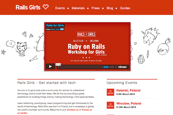 写真は http://railsgirls.com から