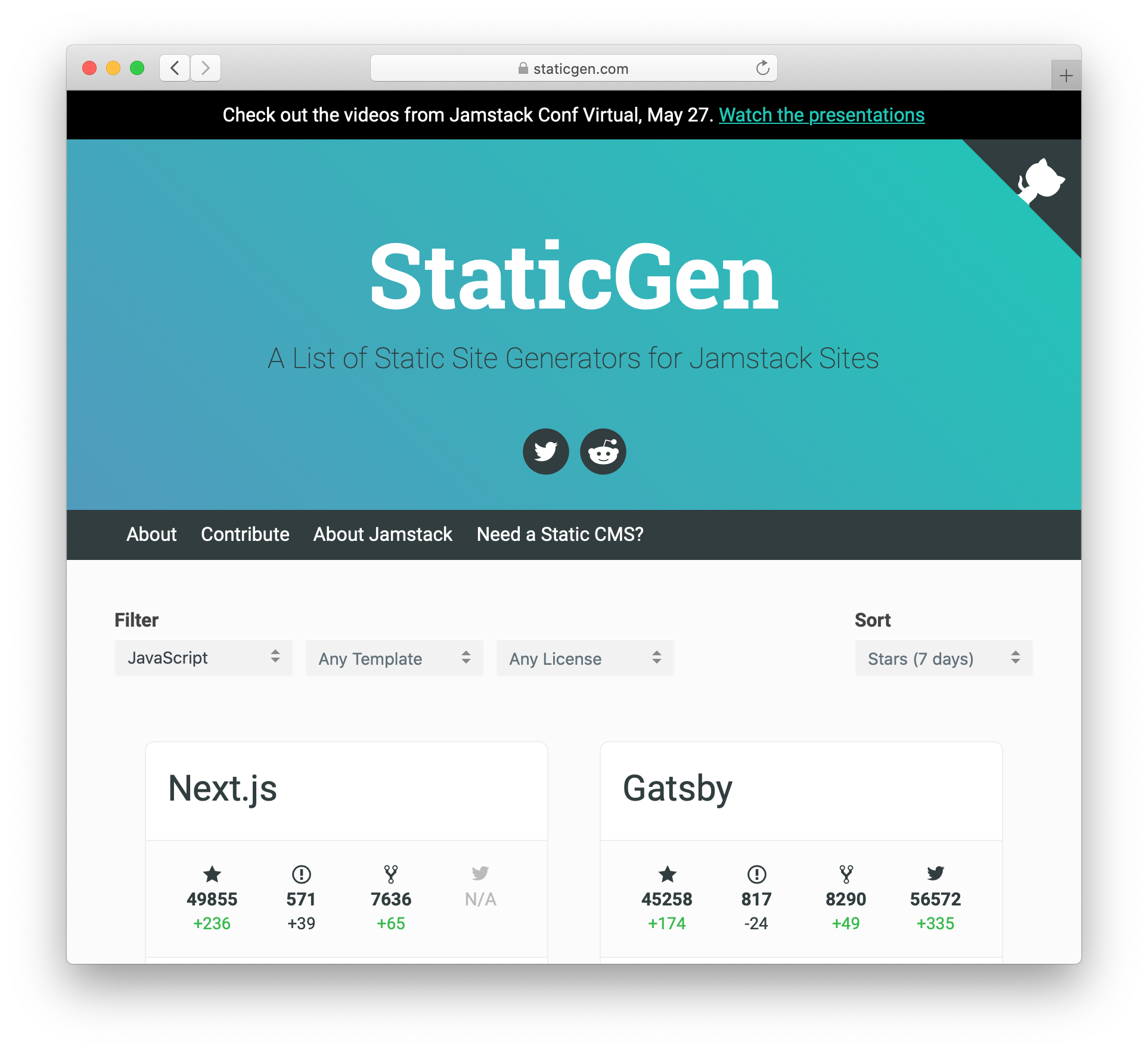 https://www.staticgen.com